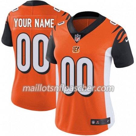 Maillot Cincinnati Bengals Custom Nike Orange - Femme